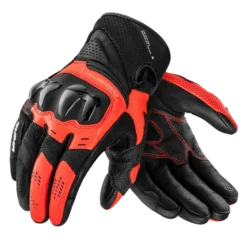 Rękawice miejskie SHIMA SPARK 3.0 RED FLUO czarny czerwony fluo