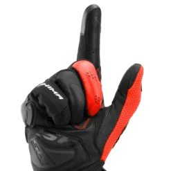 Rękawice miejskie SHIMA SPARK 3.0 RED FLUO czarny czerwony fluo