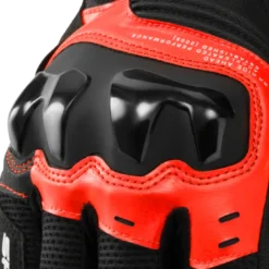 Rękawice miejskie SHIMA SPARK 3.0 RED FLUO czarny czerwony fluo