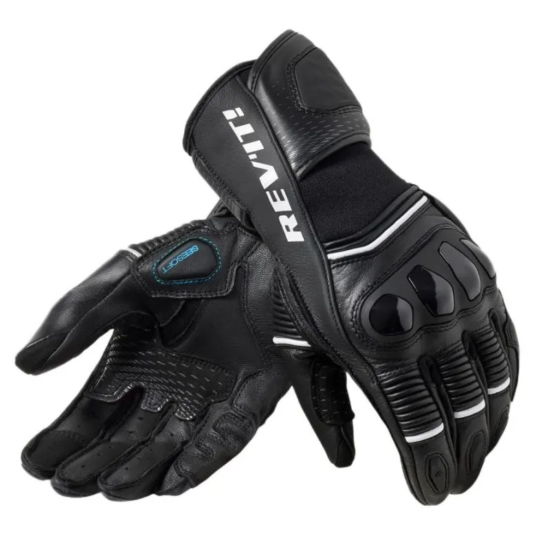 Rękawice sportowe damskie REVIT XENA 4 LADY BLACK/WHITE czarny biały