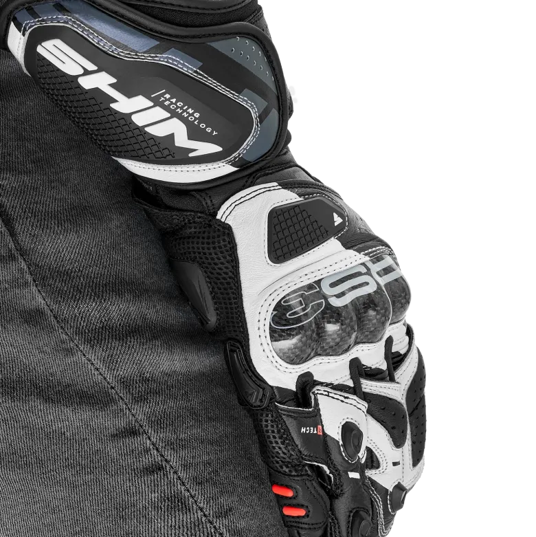 Rękawice sportowe damskie SHIMA RS-3 LADY WHITE czarny biały