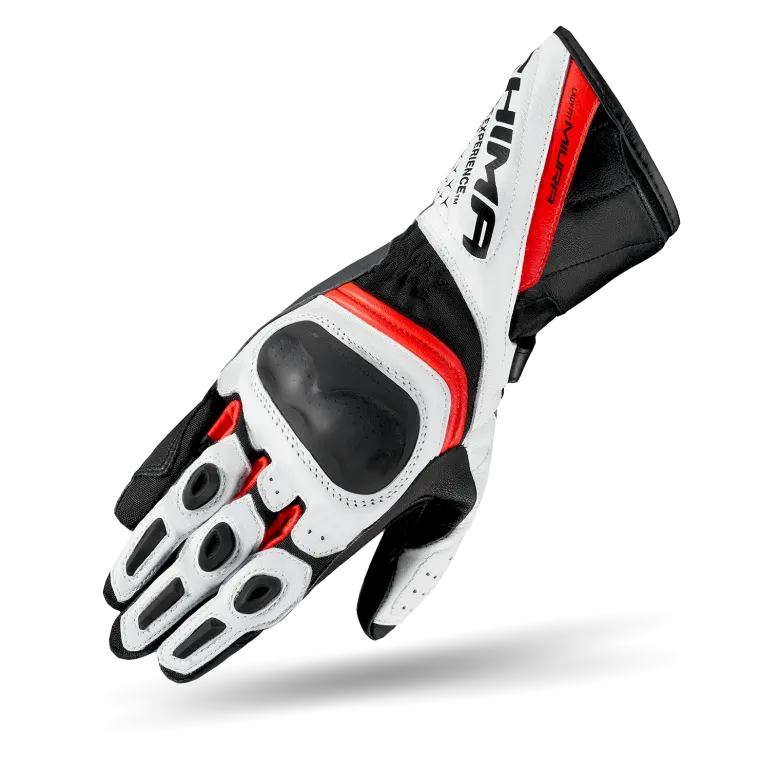 Rękawice sportowe damskie SHIMA MIURA RED FLUO czarny biały czerwony fluo