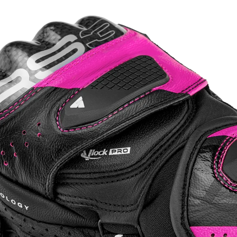 Rękawice sportowe damskie SHIMA RS-3 LADY PINK czarny różowy