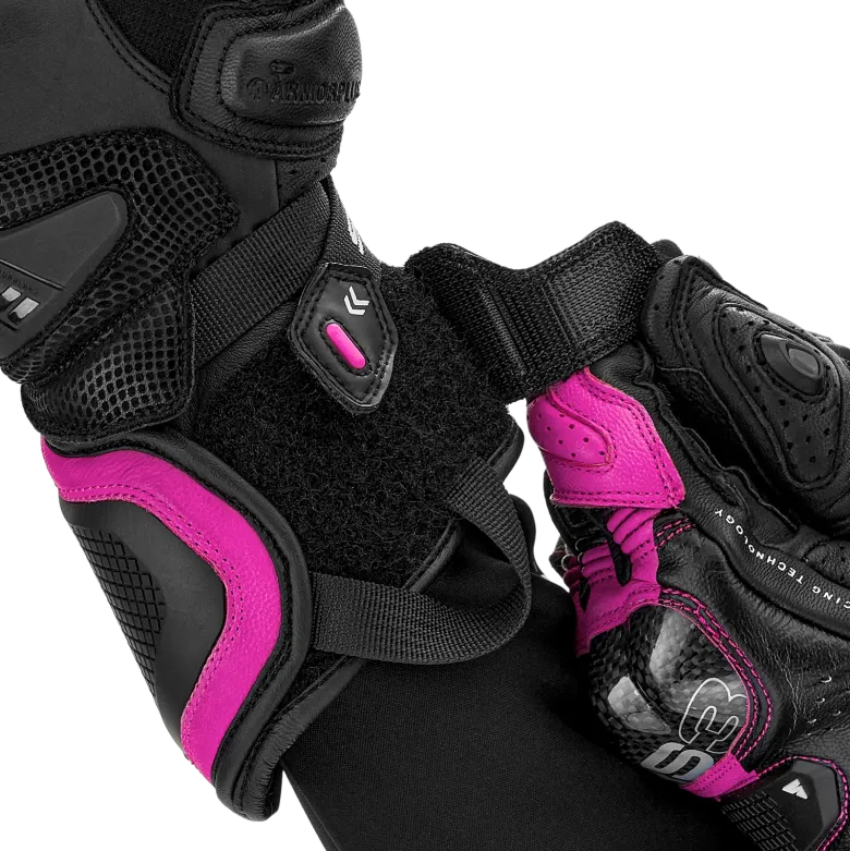 Rękawice sportowe damskie SHIMA RS-3 LADY PINK czarny różowy