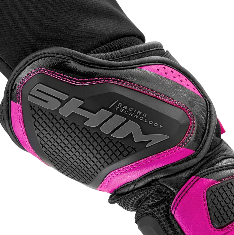 Rękawice sportowe damskie SHIMA RS-3 LADY PINK czarny różowy