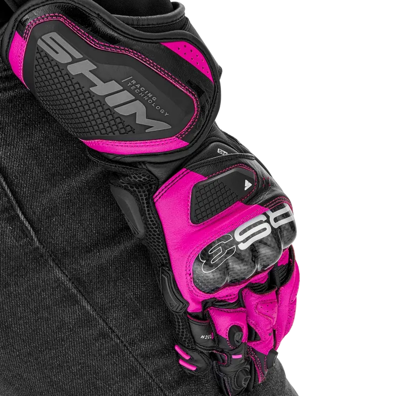 Rękawice sportowe damskie SHIMA RS-3 LADY PINK czarny różowy