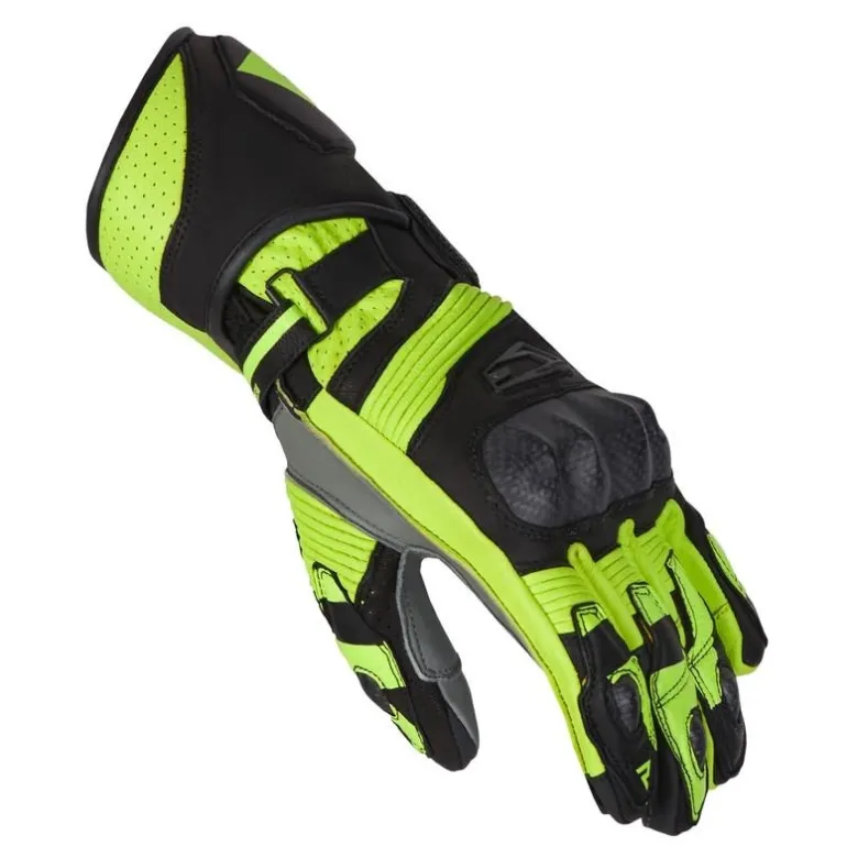 Rękawice sportowe REBELHORN FIGHTER BLACK/FLUO YELLOW czarny żółty fluo