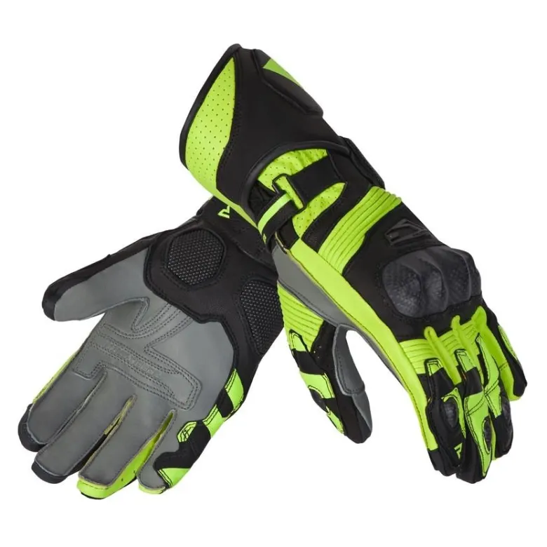 Rękawice sportowe REBELHORN FIGHTER BLACK/FLUO YELLOW czarny żółty fluo
