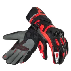Rękawice sportowe REBELHORN ST LONG BLACK/GREY/FLO RED czarny szary czerwony fluo