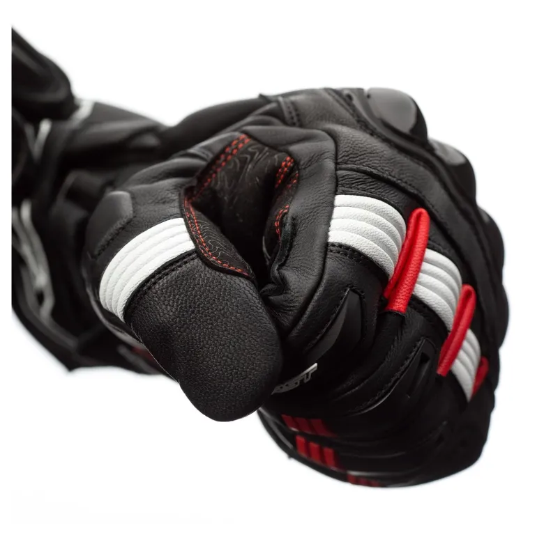 Rękawice sportowe RST PILOT BLACK/RED/WHITE czarny czerwony biały