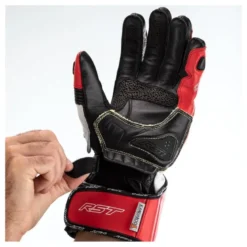Rękawice sportowe RST TRACTECH EVO 4 CE RED/WHITE/BLACK czerwony biały czarny