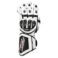 Rękawice sportowe RST TRACTECH EVO 4 CE WHITE/WHITE/BLACK biały czarny