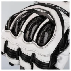 Rękawice sportowe RST TRACTECH EVO 4 CE WHITE/WHITE/BLACK biały czarny