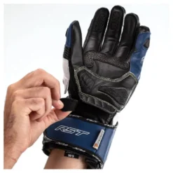 Rękawice sportowe RST TRACTECH EVO 4 CE BLUE/WHITE/BLACK biały czarny niebieski