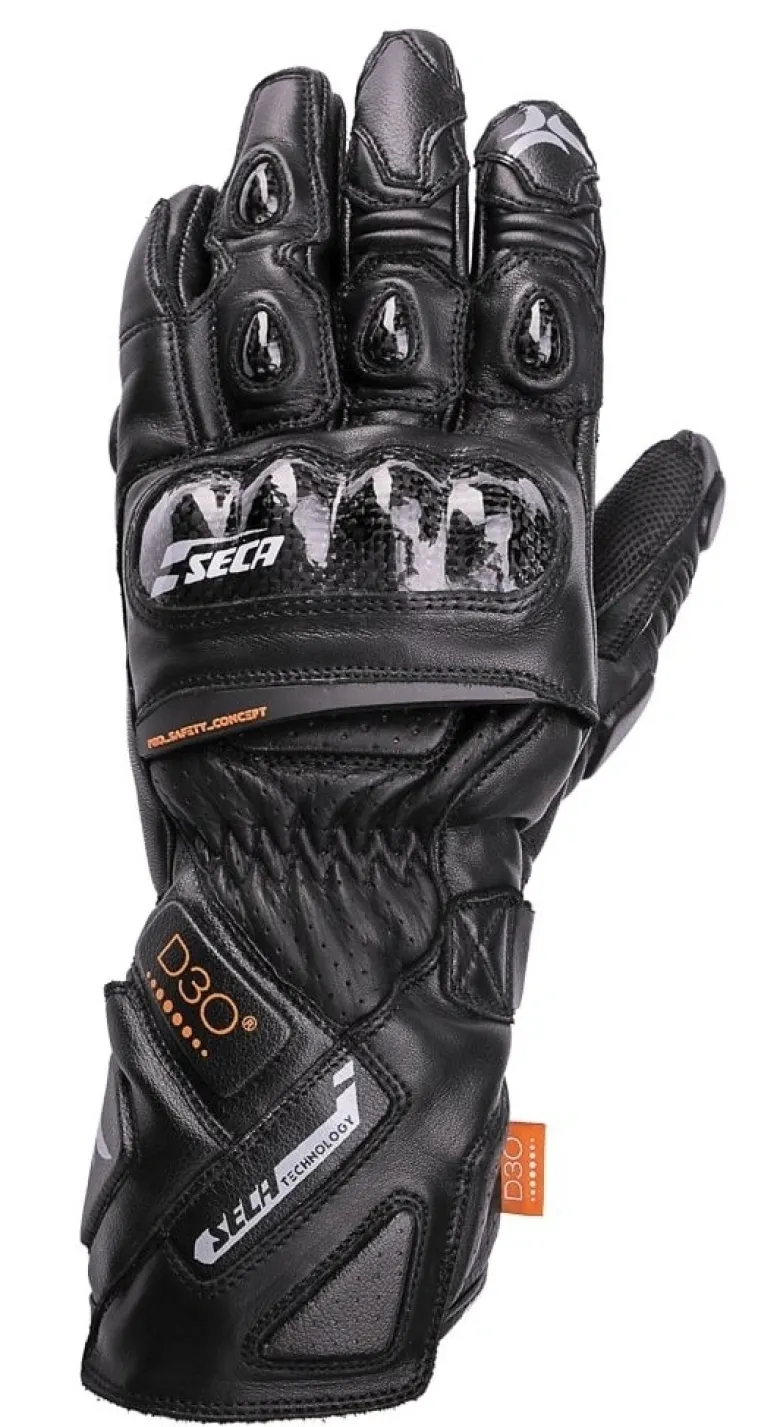 Rękawice sportowe SECA TRACKDAY BLACK czarny