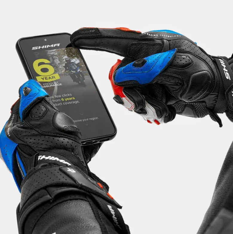Rękawice sportowe SHIMA RS-3 BLUE czarny niebieski