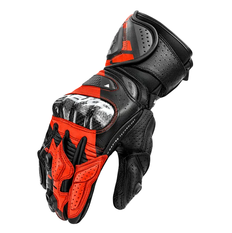 Rękawice sportowe SHIMA RS-3 RED FLUO czarny czerwony fluo