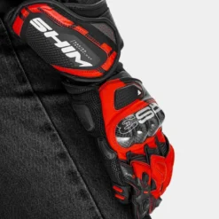 Rękawice sportowe SHIMA RS-3 RED FLUO czarny czerwony fluo
