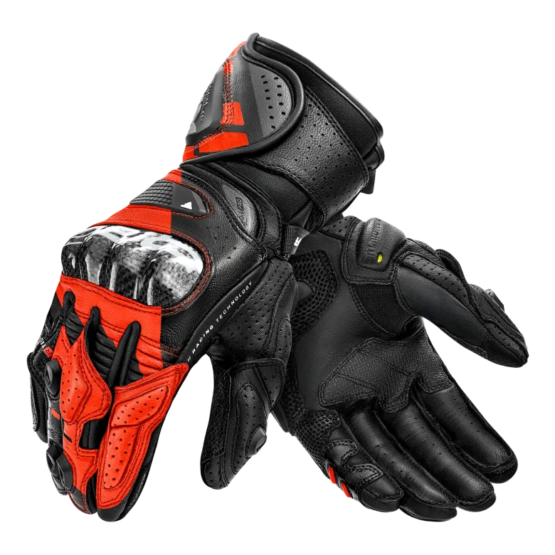 Rękawice sportowe SHIMA RS-3 RED FLUO czarny czerwony fluo