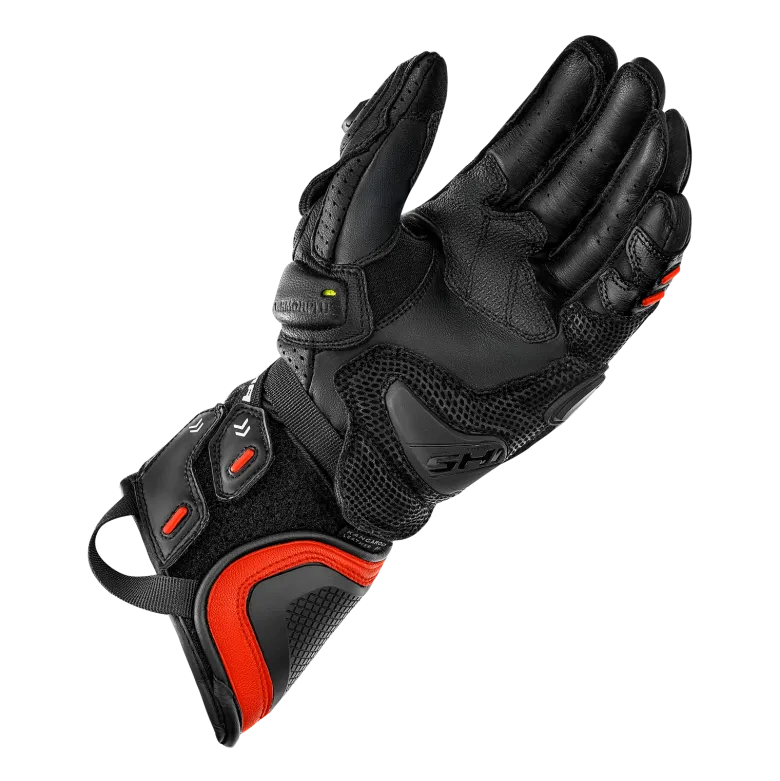 Rękawice sportowe SHIMA RS-3 RED FLUO czarny czerwony fluo