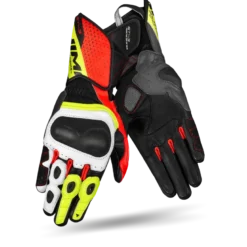 Rękawice sportowe SHIMA ST-3 MEN FLUO czarny czerwony biały żółty fluo