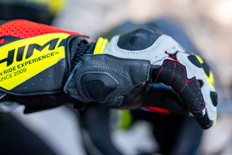 Rękawice sportowe SHIMA ST-3 MEN FLUO czarny czerwony biały żółty fluo
