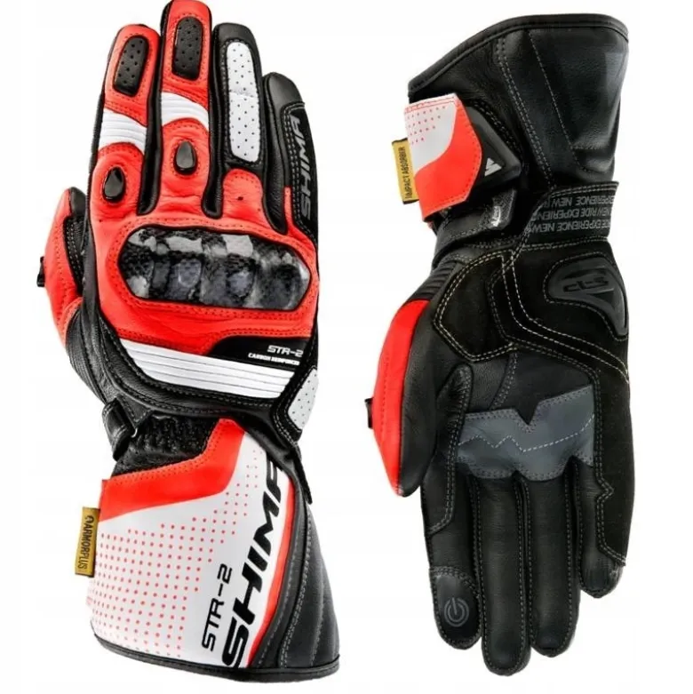 Rękawice sportowe SHIMA STR-2 RED czerwony fluo biały czarny