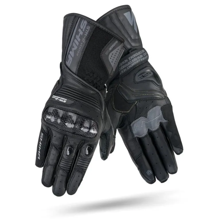 Rękawice sportowe SHIMA STR-2 VENTED BLACK czarny
