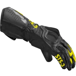 Rękawice sportowe SPIDI STS-3 BLACK/FLUORESCENT YELLOW czarny żółty fluo