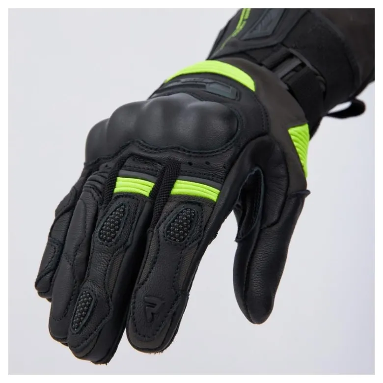 Rękawice szosowo-turystyczne REBELHORN RANGE BLACK/ANTHRACITE/FLUO YELLOW czarny szary żółty fluo