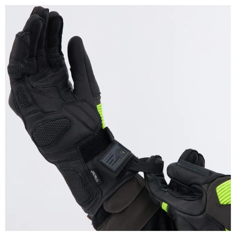 Rękawice szosowo-turystyczne REBELHORN RANGE BLACK/ANTHRACITE/FLUO YELLOW czarny szary żółty fluo