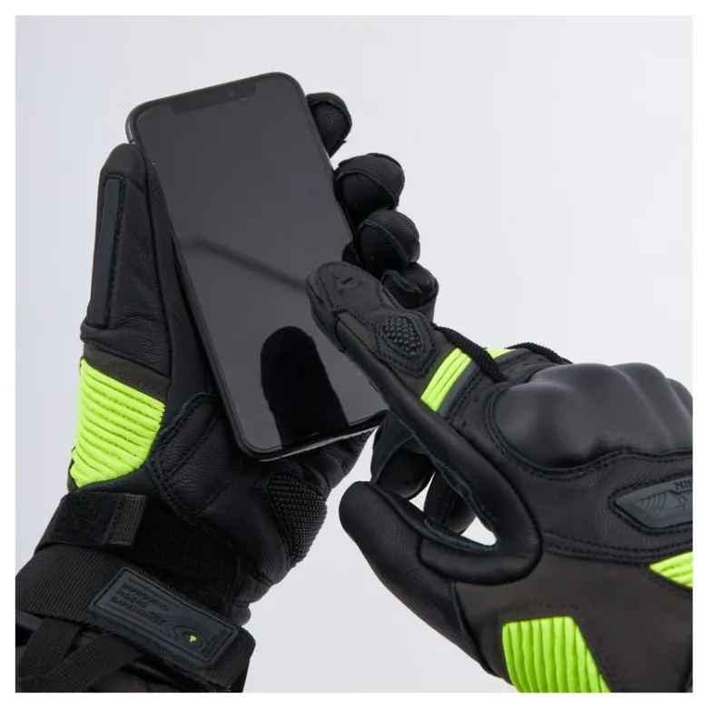 Rękawice szosowo-turystyczne REBELHORN RANGE BLACK/ANTHRACITE/FLUO YELLOW czarny szary żółty fluo