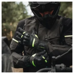 Rękawice szosowo-turystyczne REBELHORN RANGE BLACK/ANTHRACITE/FLUO YELLOW czarny szary żółty fluo
