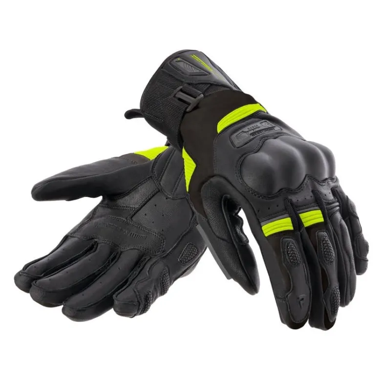 Rękawice szosowo-turystyczne REBELHORN RANGE BLACK/ANTHRACITE/FLUO YELLOW czarny szary żółty fluo