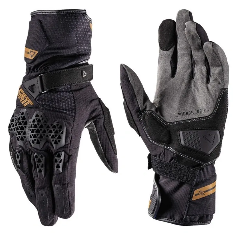 Rękawice szosowo-turystyczne LEATT ADV HYDRADRI 6.5 BLACK/GREY czarny szary