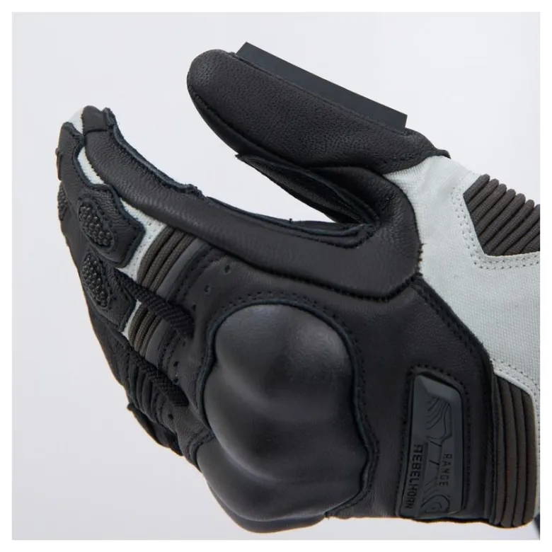 Rękawice szosowo-turystyczne REBELHORN RANGE BLACK/LIGHT GREY czarny szary