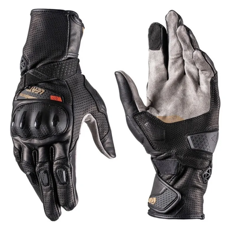 Rękawice szosowo-turystyczne LEATT ADV X-FLOW 8.5 STEALTH BLACK/GREY czarny szary