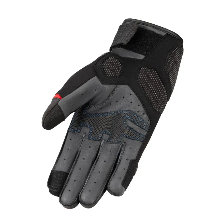 Rękawice szosowo-turystyczne SECA GRAVEL GREY/BLUE/RED szary niebieski czerwony