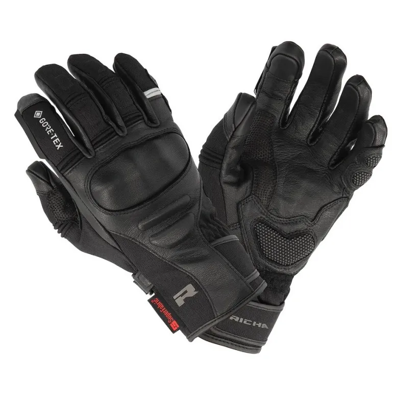 Rękawice zimowe damskie RICHA ATLANTIC GORE-TEX LADY BLACK czarny