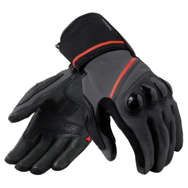Rękawice zimowe REVIT SUMMIT 4 H2O BLACK/GREY czarny szary