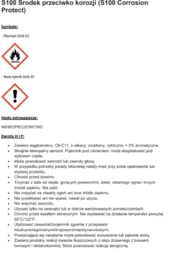 ŚRODEK ANTYKOROZYJNY S100 CORROSION-PROTECTANT 300ML