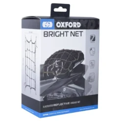 Siatka na bagaż OXFORD 6 haków BLACK REFLECTIVE