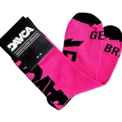 Skarpety DAVCA PINK różowy czarny