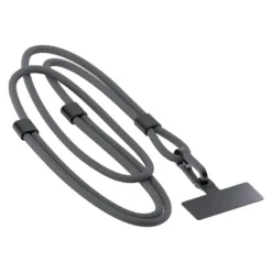 Smycz do telefonu SP CONNECT SPC/SPC+ Z KARABIŃCZYKIEM czarny
