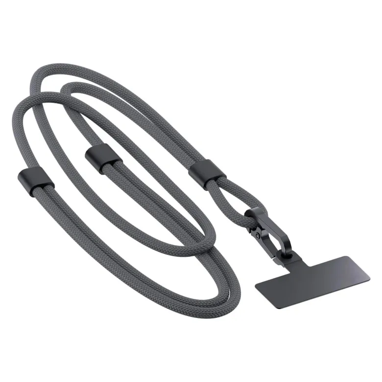 Smycz do telefonu SP CONNECT SPC/SPC+ Z KARABIŃCZYKIEM czarny