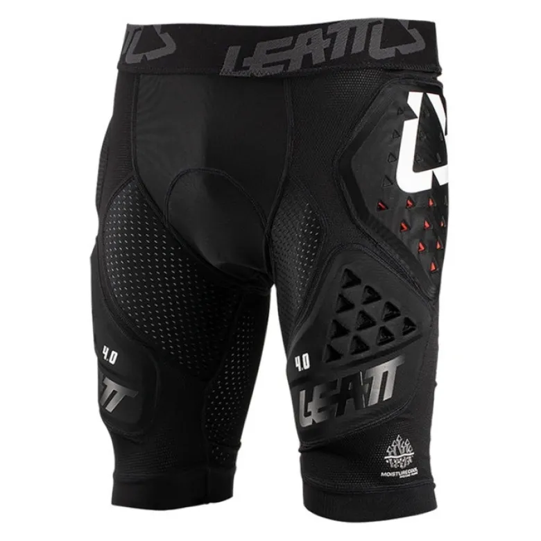 Spodenki z ochraniaczami LEATT IMPACT SHORTS 3DF 4.0 BLACK czarny