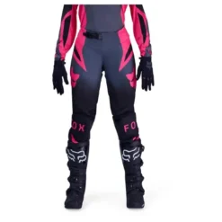 Spodnie cross damskie FOX LADY 180 SHIELD BLACK/PINK czarny różowy
