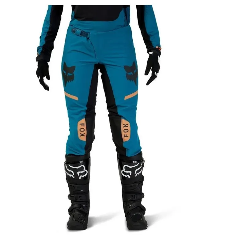 Spodnie cross damskie FOX LADY FLEXAIR OPTICAL MAUI BLUE niebieski