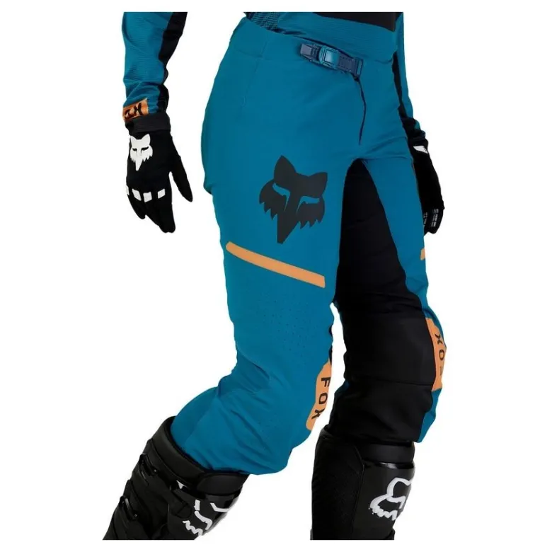 Spodnie cross damskie FOX LADY FLEXAIR OPTICAL MAUI BLUE niebieski