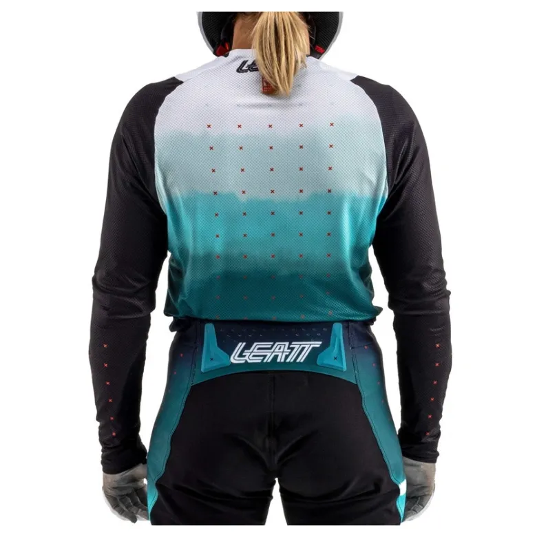 Spodnie cross damskie LEATT MOTO 4.5 LADY MARINE niebieski czarny biały